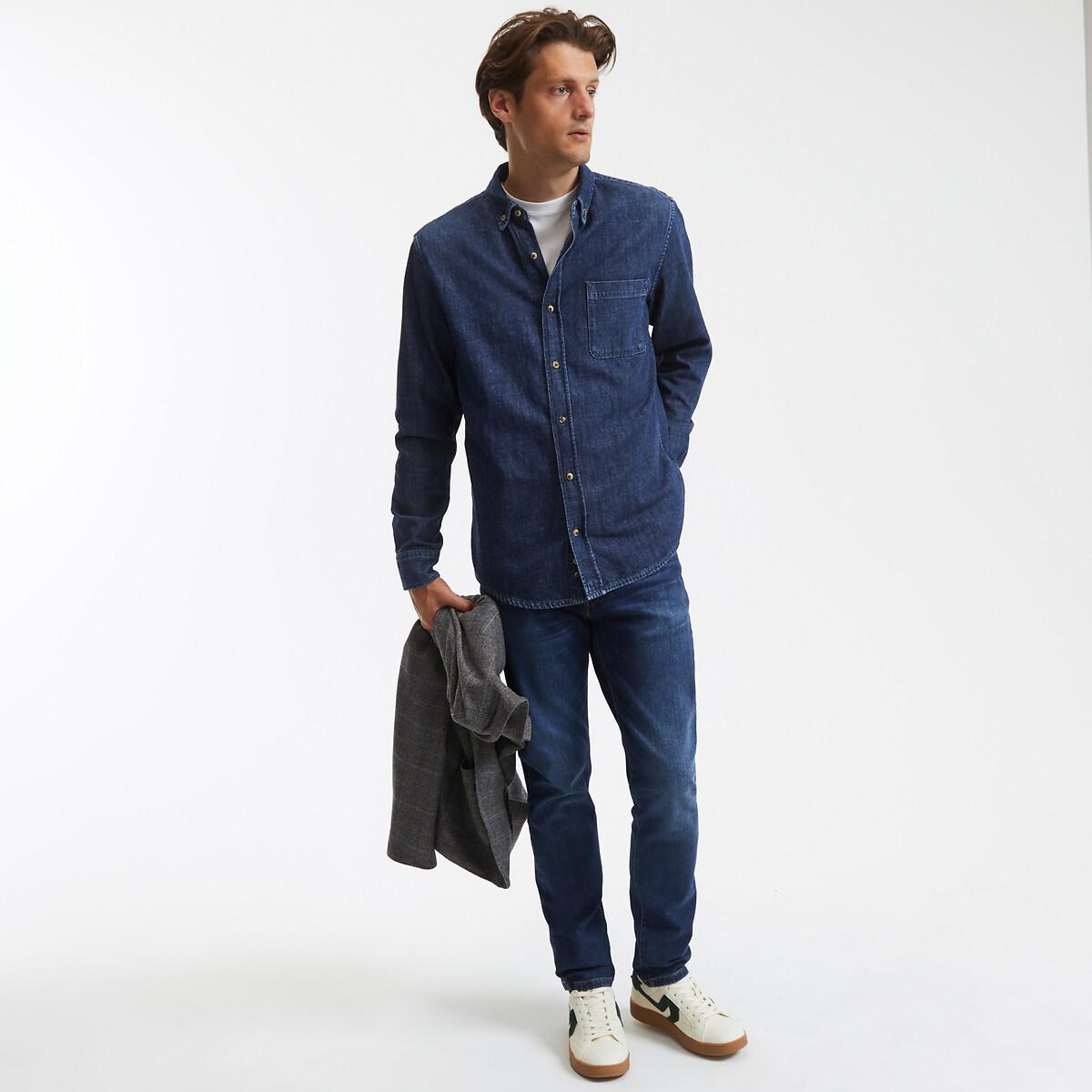 La Redoute Collections  Jeanshemd aus Baumwoll-Denim 