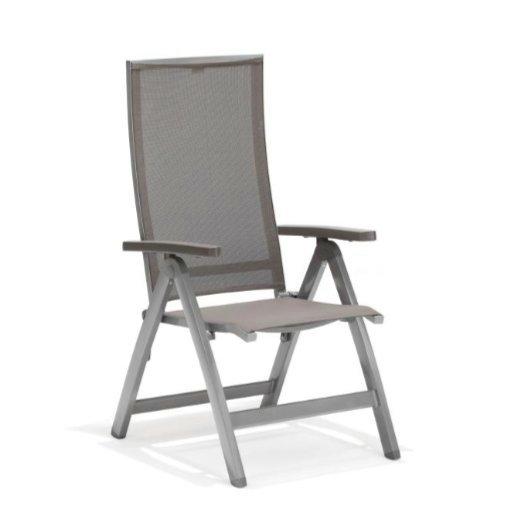 mutoni Chaise de jardin Jardin argent  