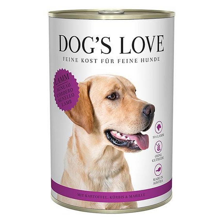 Dog's Love  Classic Adult Lamm, Kartoffel, Kürbis & Aprikosen 400g 