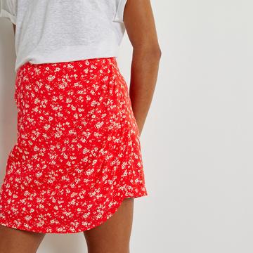 Skort mit Blumenmuster