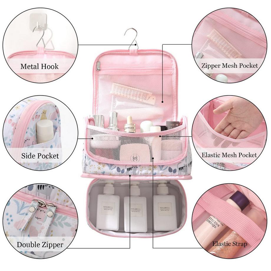 Only-bags.store Borsa da Toilette da Viaggio Sospesa Impermeabile  