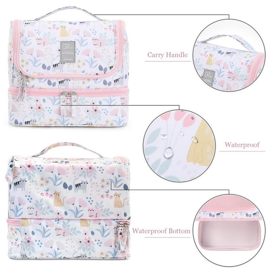 Only-bags.store Borsa da Toilette da Viaggio Sospesa Impermeabile  