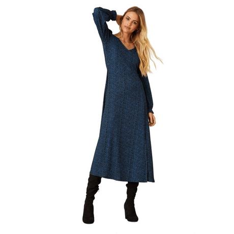 Dorothy Perkins Robe Midi Col V à Pois  
