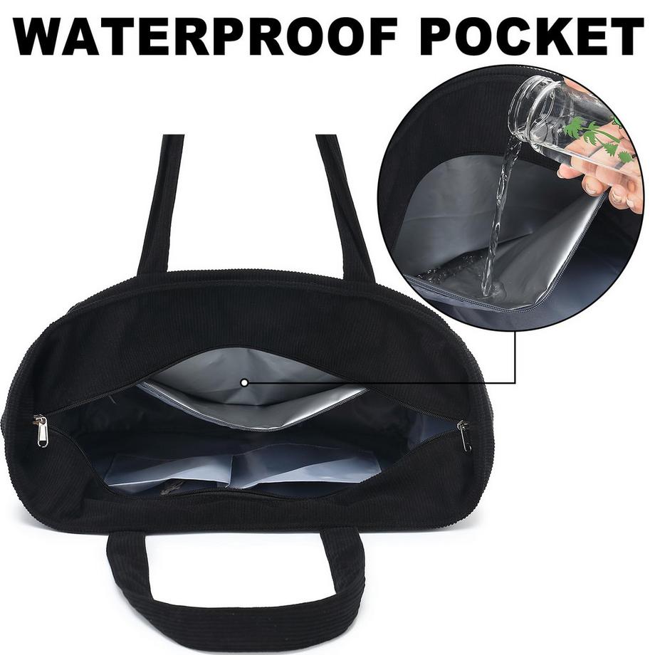 Only-bags.store Grand Sac de Plage avec Fermeture Éclair  