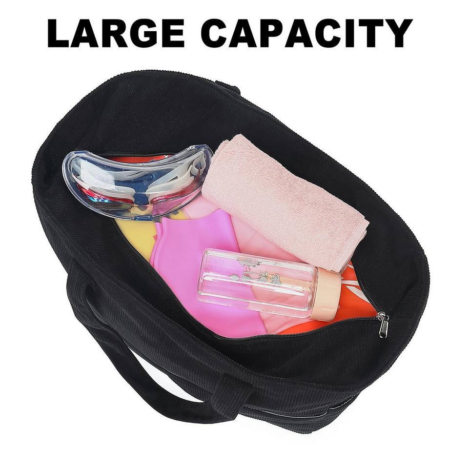 Only-bags.store Grand Sac de Plage avec Fermeture Éclair  