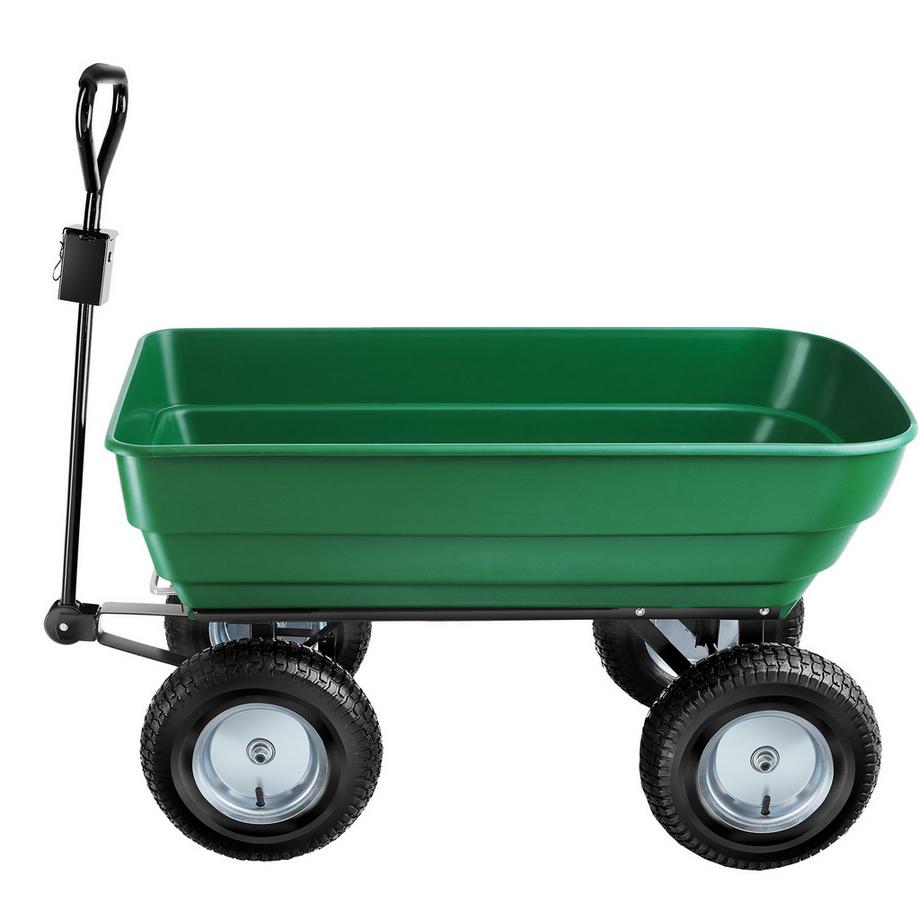 Tectake Gartenwagen Tummi mit Kippfunktion Luftreifen  