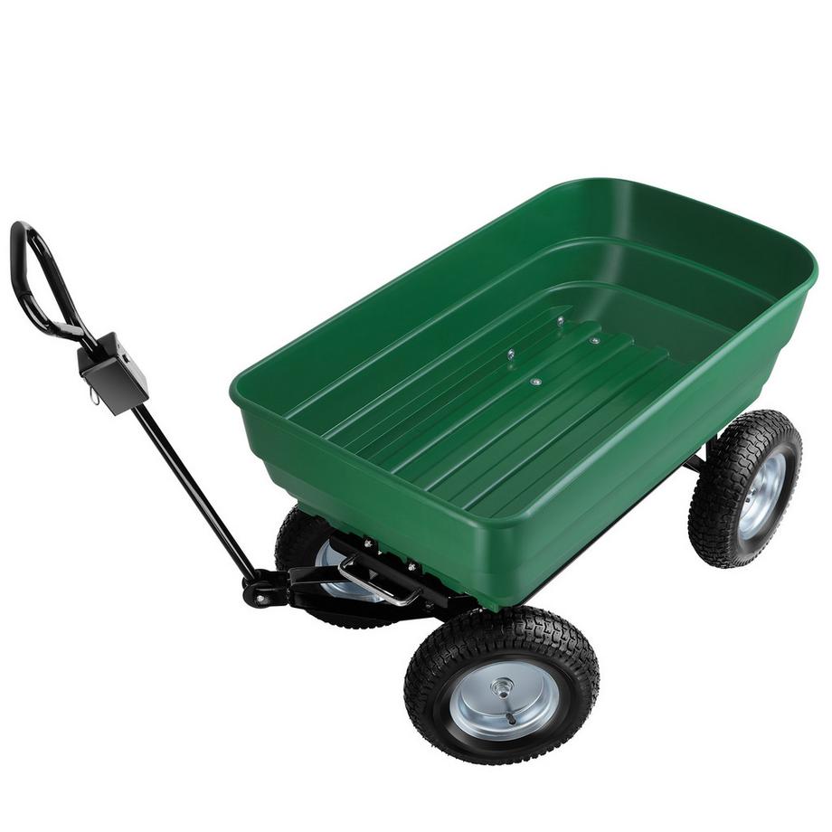 Tectake Gartenwagen Tummi mit Kippfunktion Luftreifen  
