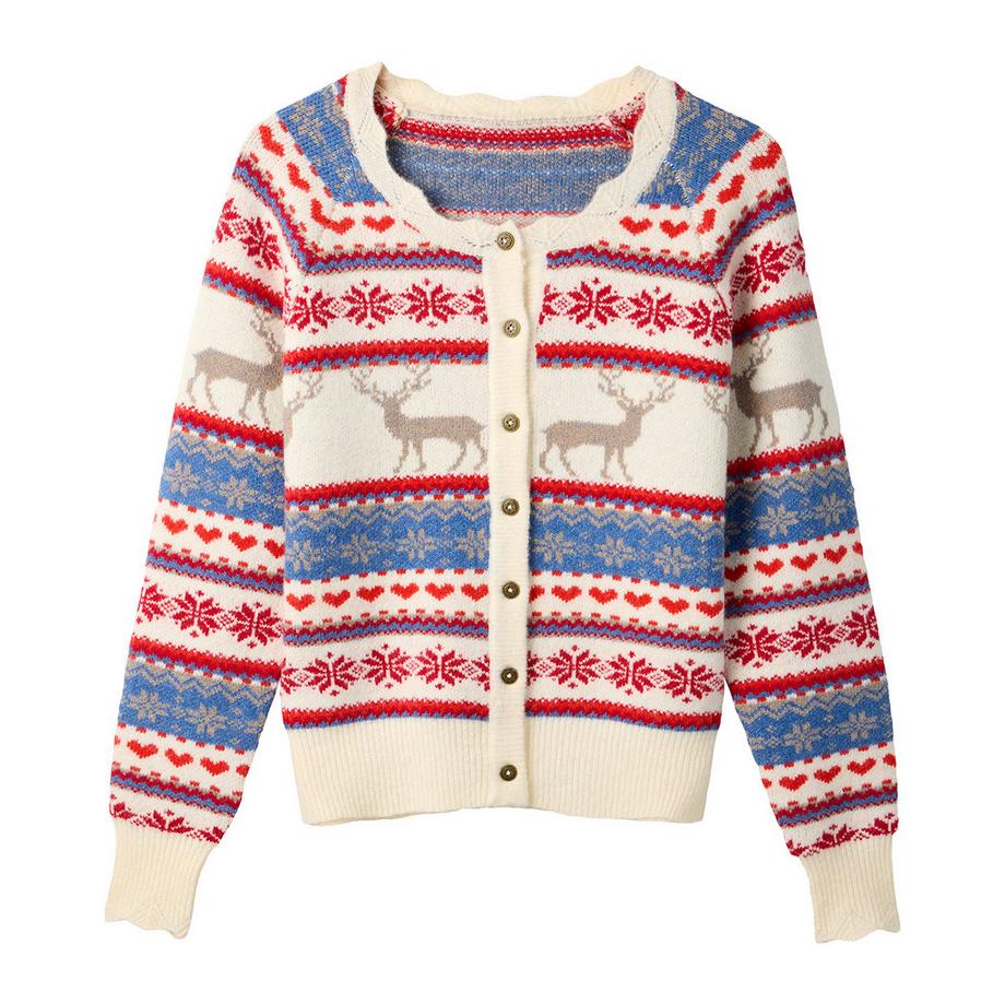 Joe Browns Winter Strickjacke Fair Isle Design  