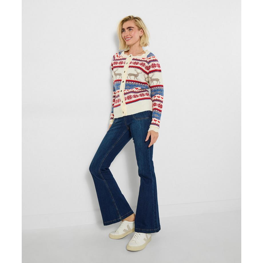 Joe Browns Winter Strickjacke Fair Isle Design  