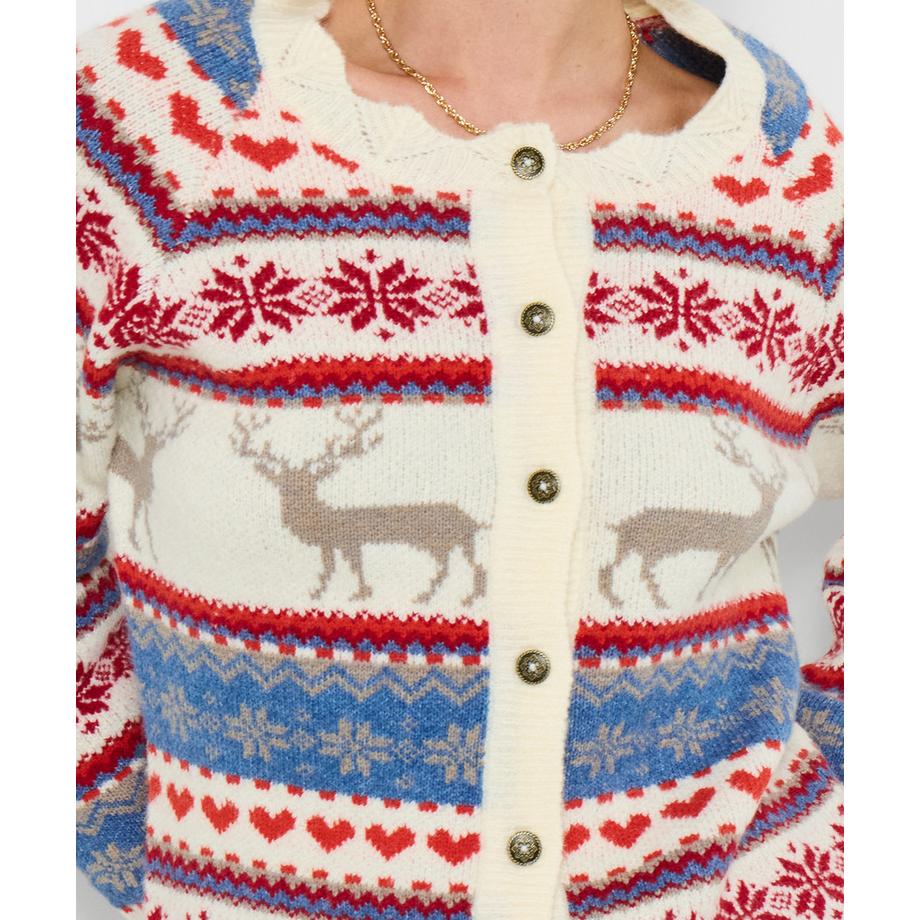 Joe Browns Winter Strickjacke Fair Isle Design  