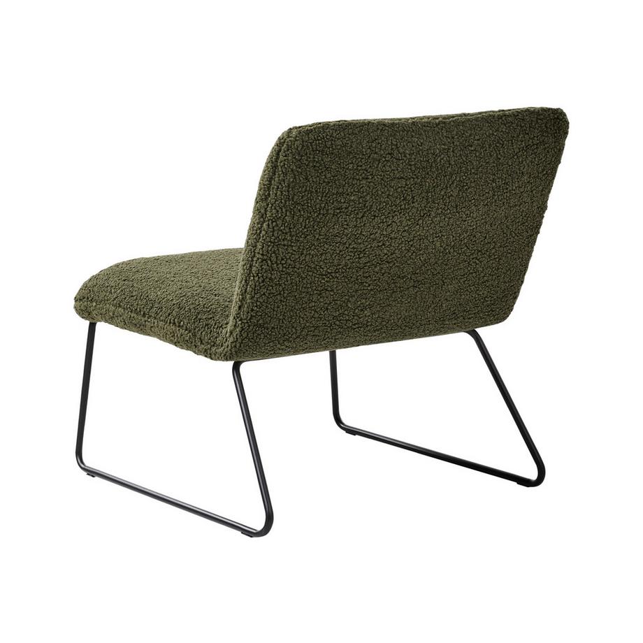 Beliani Fauteuil en Bouclé Rétro COTULLA  