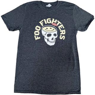Foo Fighters Totenkopf Cocktail Grafikdruck T-Shirt  