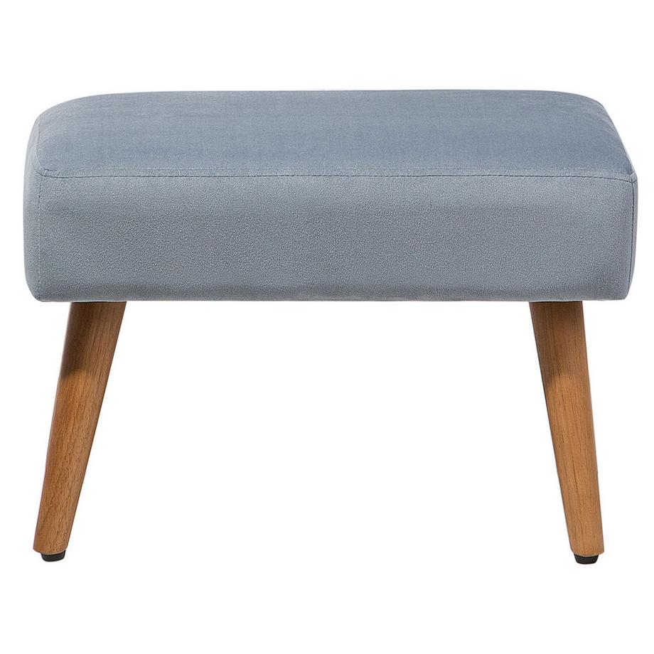 Beliani Hocker aus Samtstoff Klassisch TAKOMA  