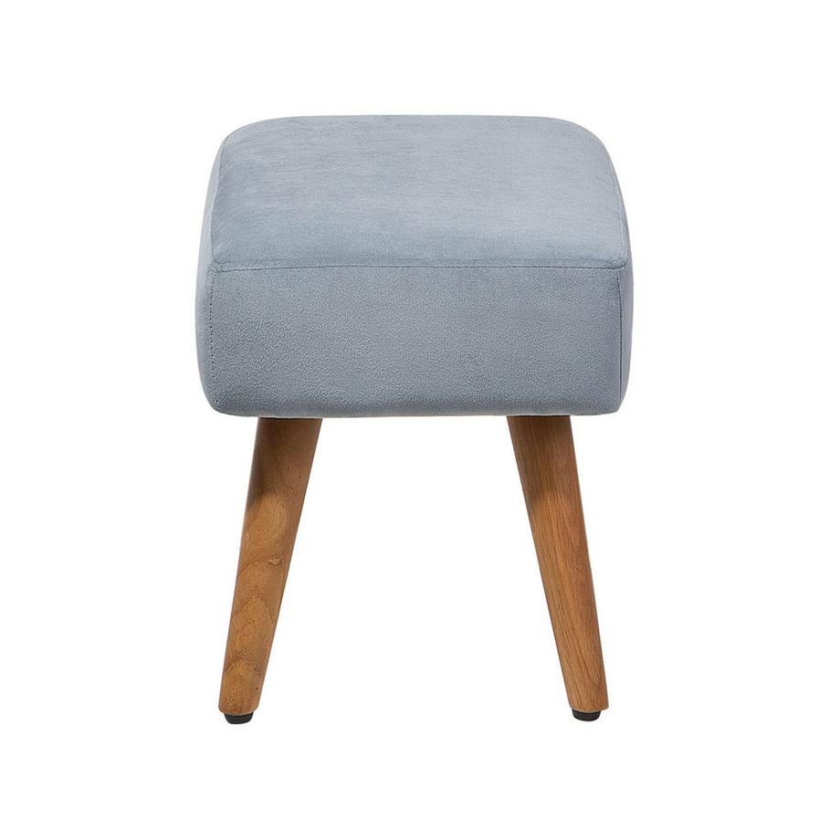 Beliani Hocker aus Samtstoff Klassisch TAKOMA  