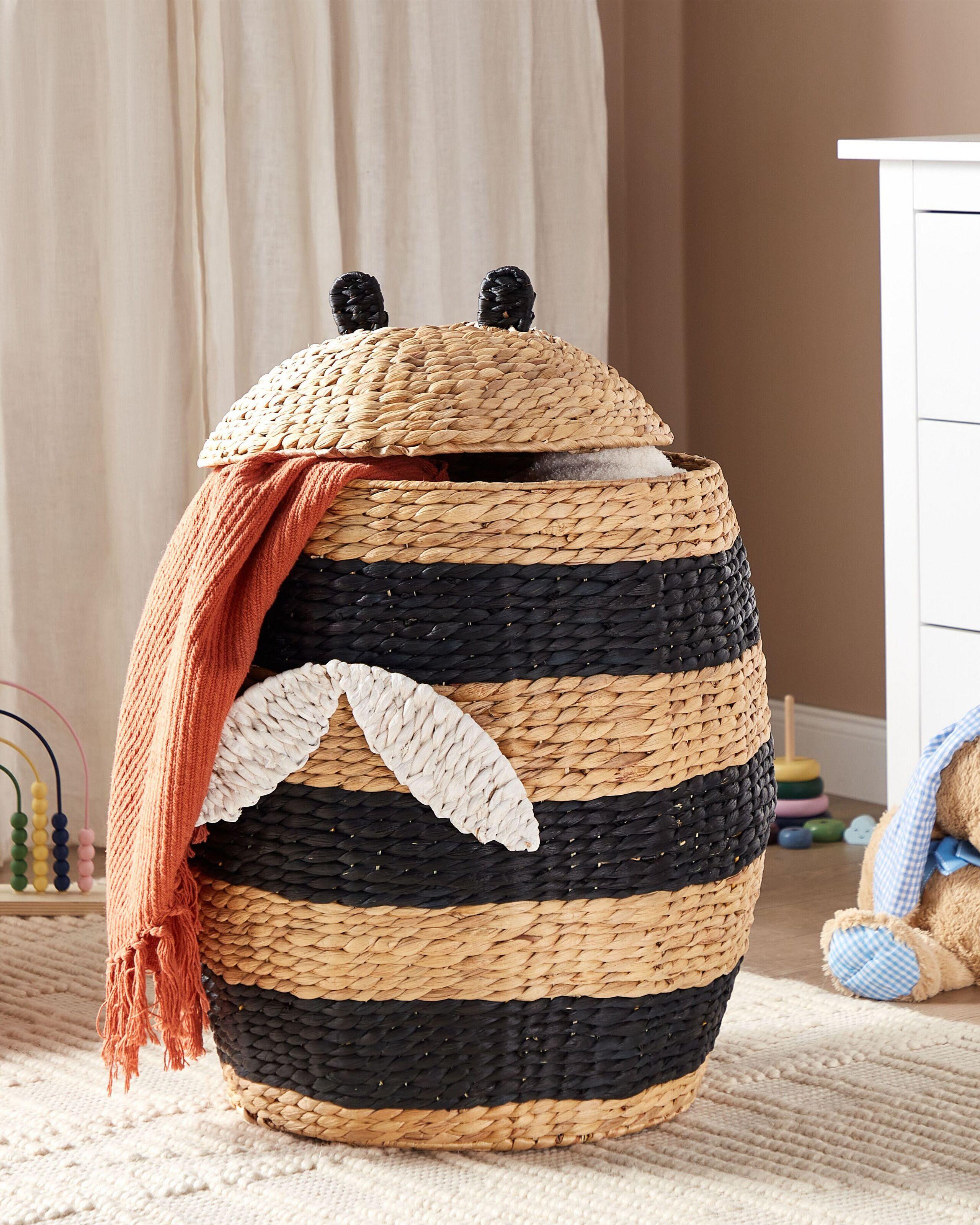 Beliani Korb en Fibre de jacinthe d'eau Boho KNYSNA  