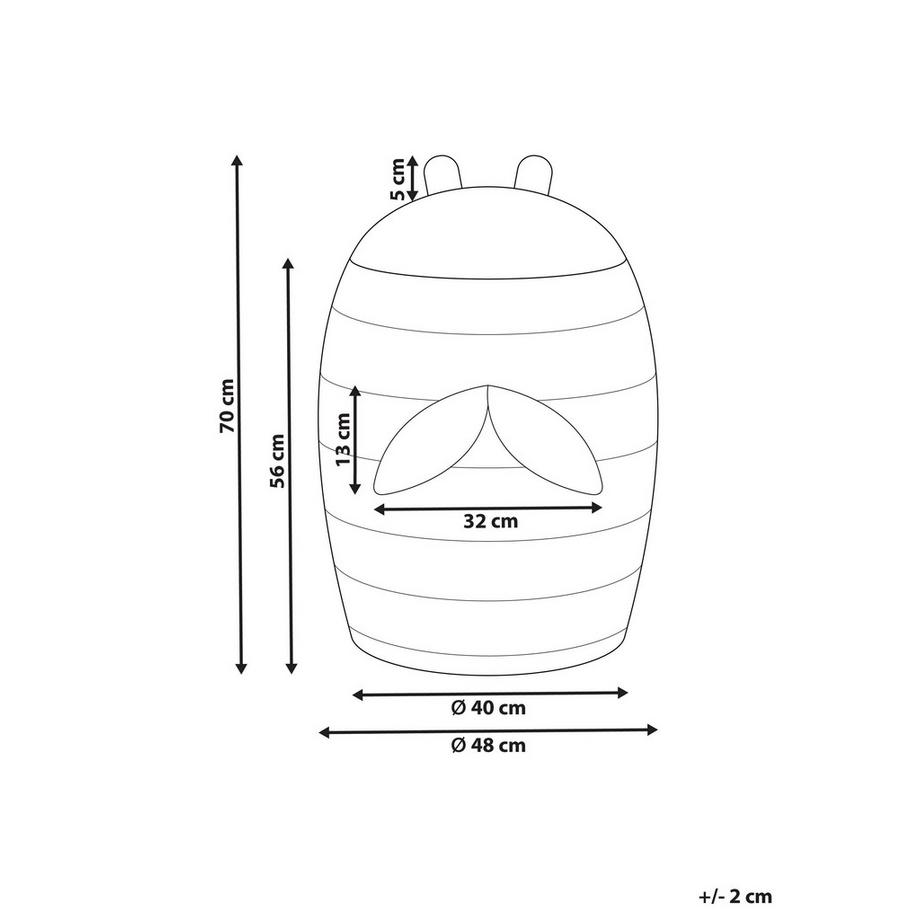 Beliani Korb en Giacinto d'acqua Boho KNYSNA  