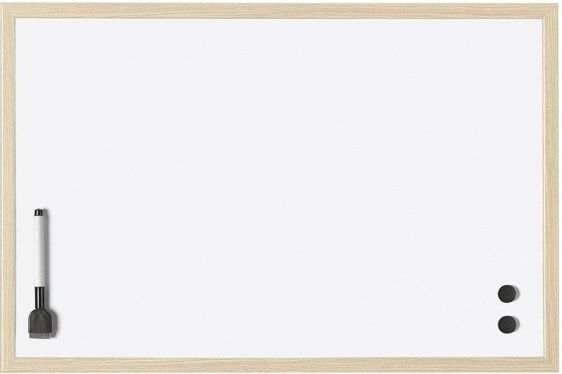 magnetoplan  MAGNETOPLAN Whiteboard mit Holzrahmen 121928 Stahl 1000x600mm 