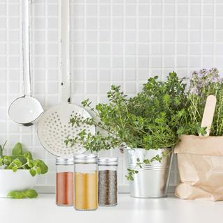 B2X Les pots à épices transparents simplifient l'organisation de votre cuisine et vous permettent d'accéder rapidement à vos assaisonnements préférés. Cet ensemble comprend un entonnoir pour un remplissage facile et des ouvertures personnalisables pour un  