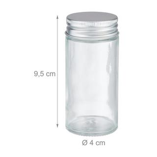 B2X Les pots à épices transparents simplifient l'organisation de votre cuisine et vous permettent d'accéder rapidement à vos assaisonnements préférés. Cet ensemble comprend un entonnoir pour un remplissage facile et des ouvertures personnalisables pour un  