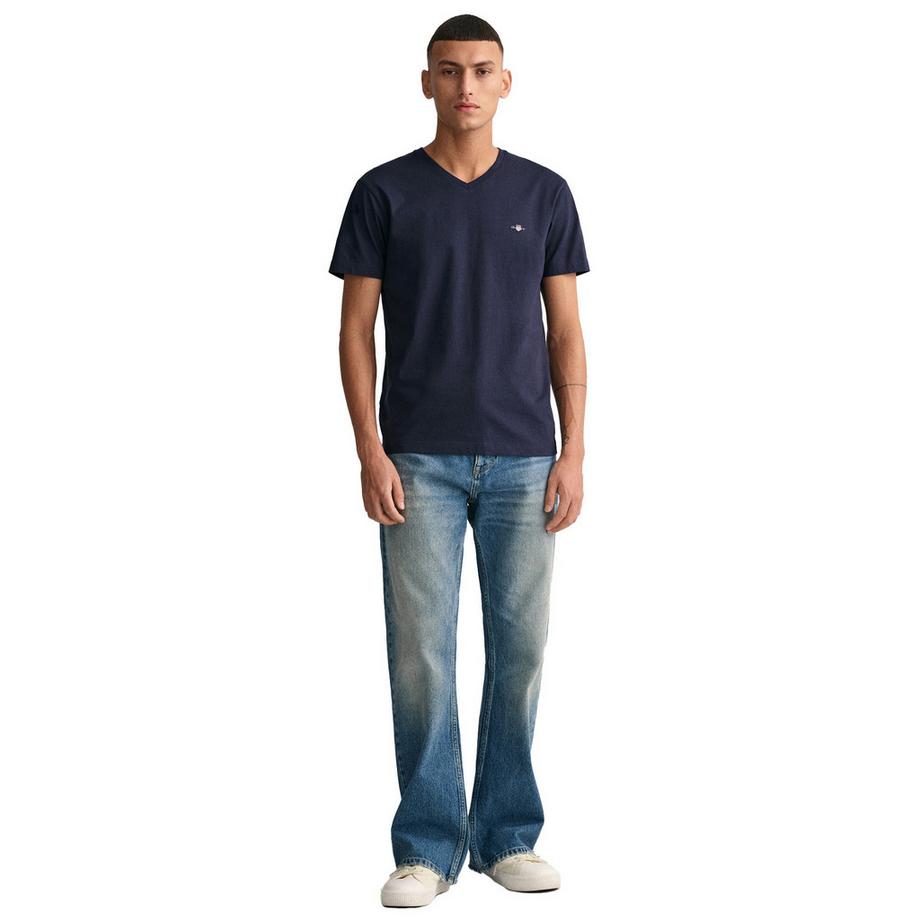GANT Shield V-Neck Slim Fit T-Shirt  