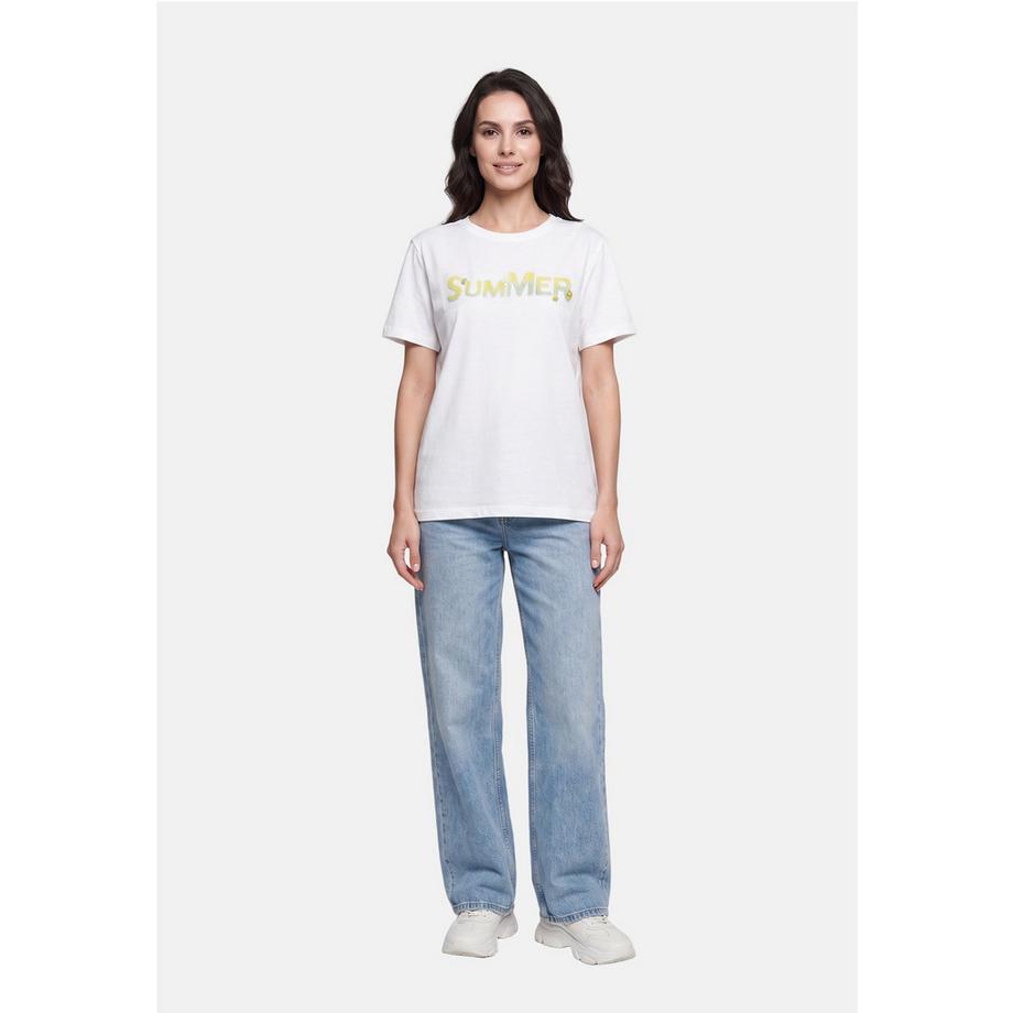 Chiara Ferretti Sommer Glitzer T-Shirt  