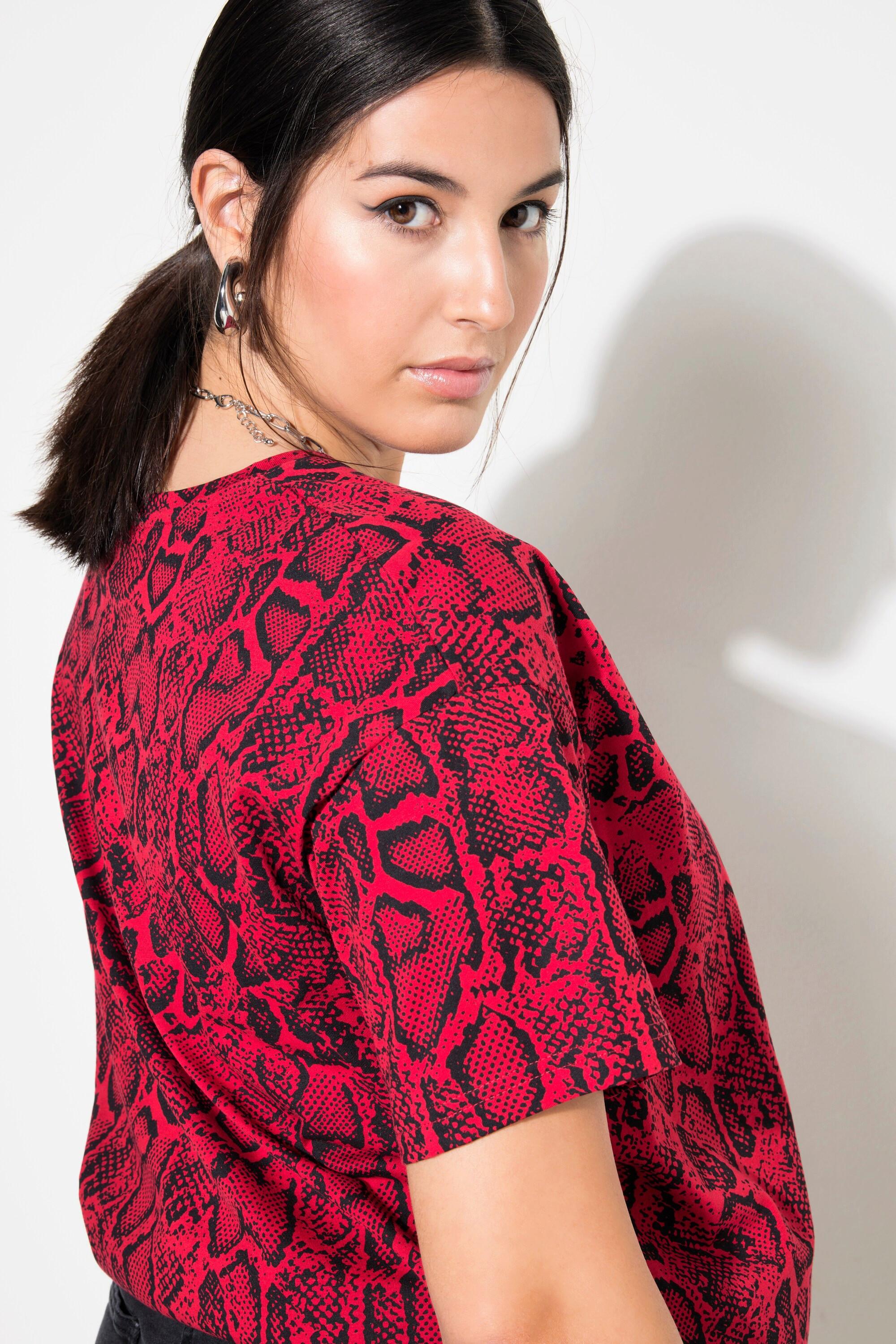 Studio Untold  T-Shirt, oversized, Snake-Print 