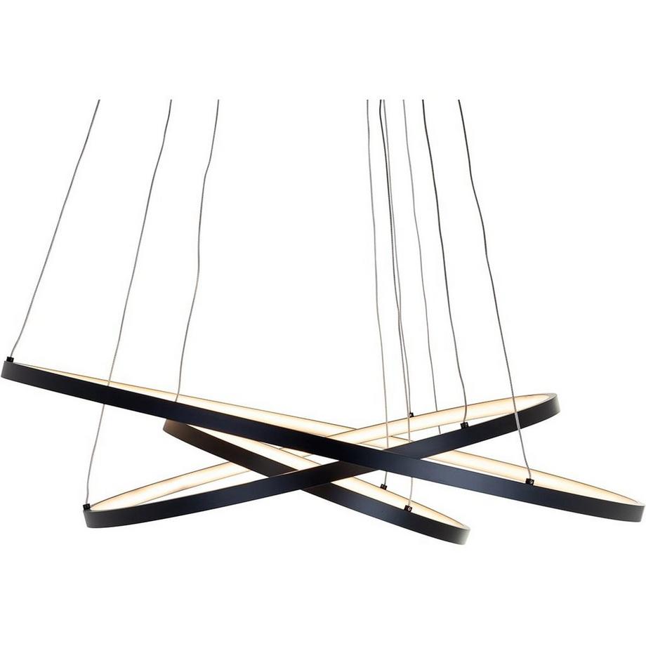 mutoni Lampada a sospensione Amira nera  