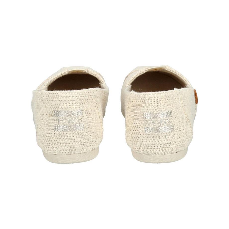 TOMS Alpargata Leinen Metallic Streifen Espadrilles  