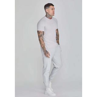 Sik Silk  T-shirt Smart T-Shirt in Light Grey 