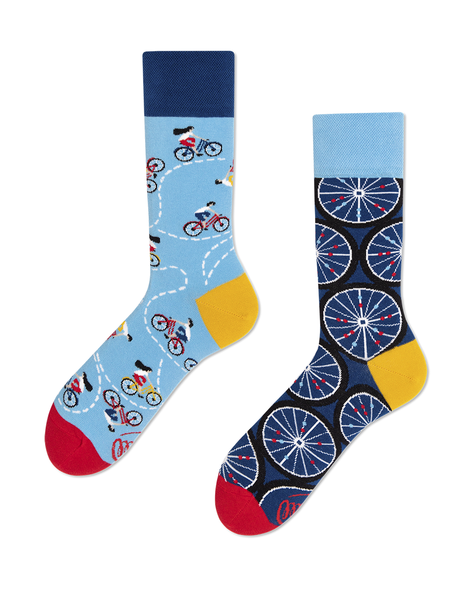 Many Mornings  The Bicycles Socks - Many Mornings 