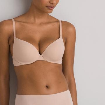 Soutien-gorge push-up invisible en microfibre