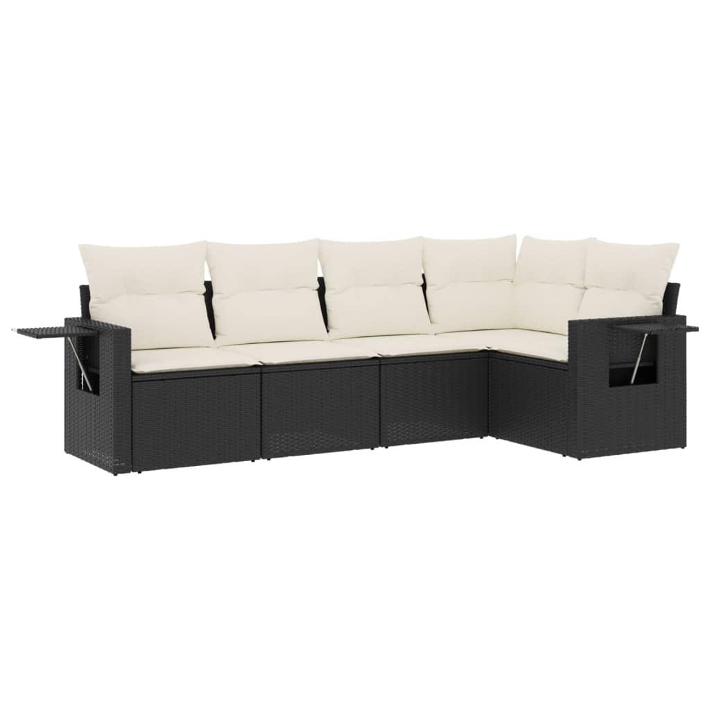 VidaXL set divano da giardino Polirattan  