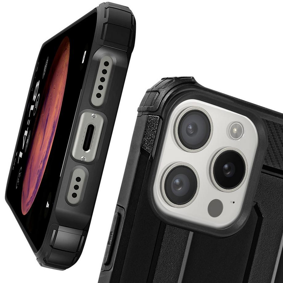 Avizar  Apple iPhone 16 Pro Hülle Schwarz 