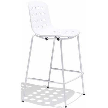 Tabouret de jardin Holi haut blanc