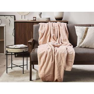 Beliani Couverture Douillette Glamour Smahra en Polyester  