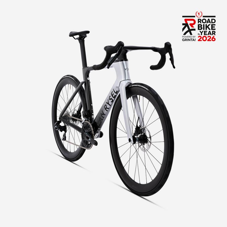 VAN RYSEL  Vélo de route SRAM Rival AXS E1 2x12v capteur de puissance, RCR-F Pro Gris 