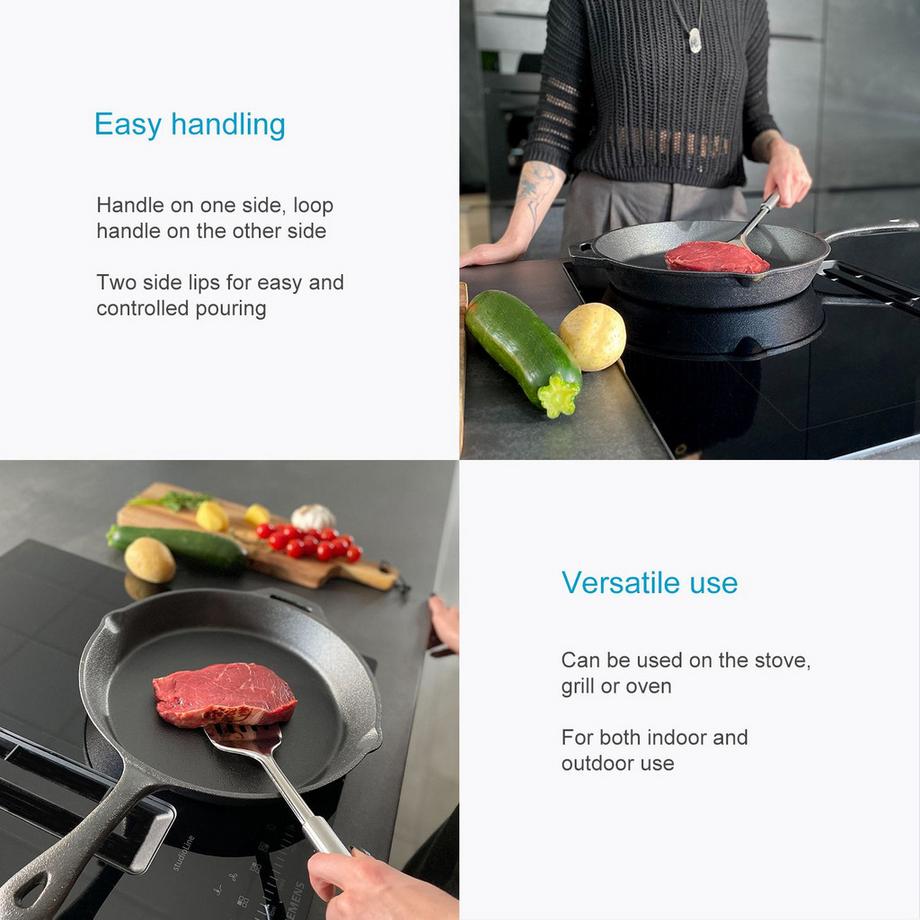 Intirilife Padella in ghisa  