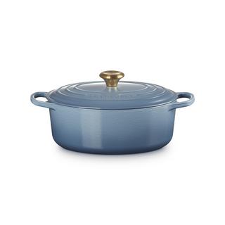 LE CREUSET Signature Bräter Oval  29 cm Chambray  