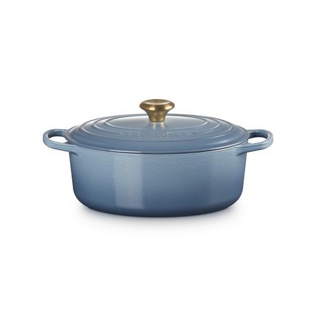 LE CREUSET Signature Bräter Oval  29 cm Chambray  