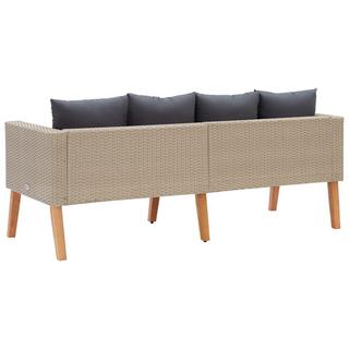 VidaXL Gartensofa poly-rattan  