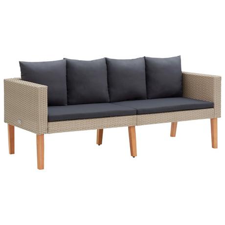 VidaXL Gartensofa poly-rattan  