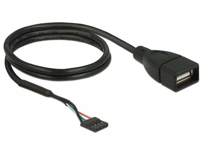 DeLock  85671 USB Kabel 0,6 m Schwarz 