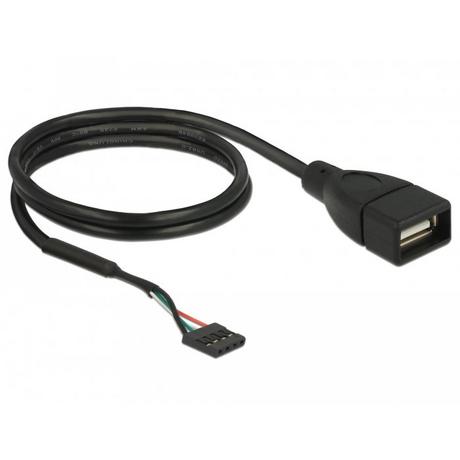 DeLock  85671 USB Kabel 0,6 m Schwarz 