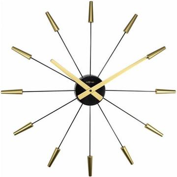 Wanduhr Plug Inn Gold Durchmesser 58 cm