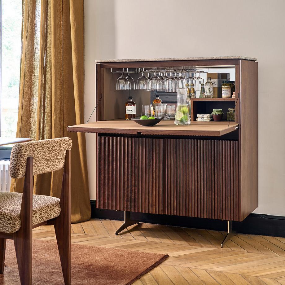 AM.PM Meuble bar noyer  