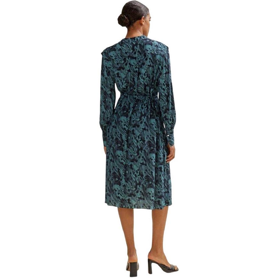 BOSS Dalati Midi Hemdkleid mit Kragen  