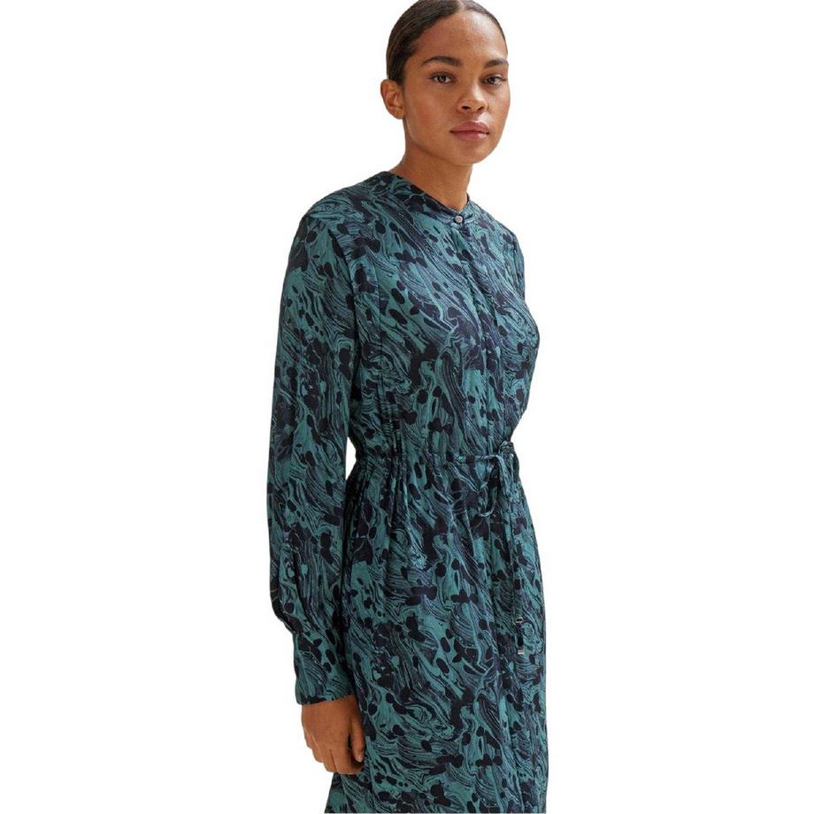 BOSS Dalati Midi Hemdkleid mit Kragen  
