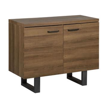 Sideboard mit 2 Türen aus MDF-Platte Modern TIMBER