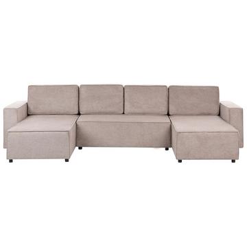 Canapé en forme de U en Tissu Moderne VATNE