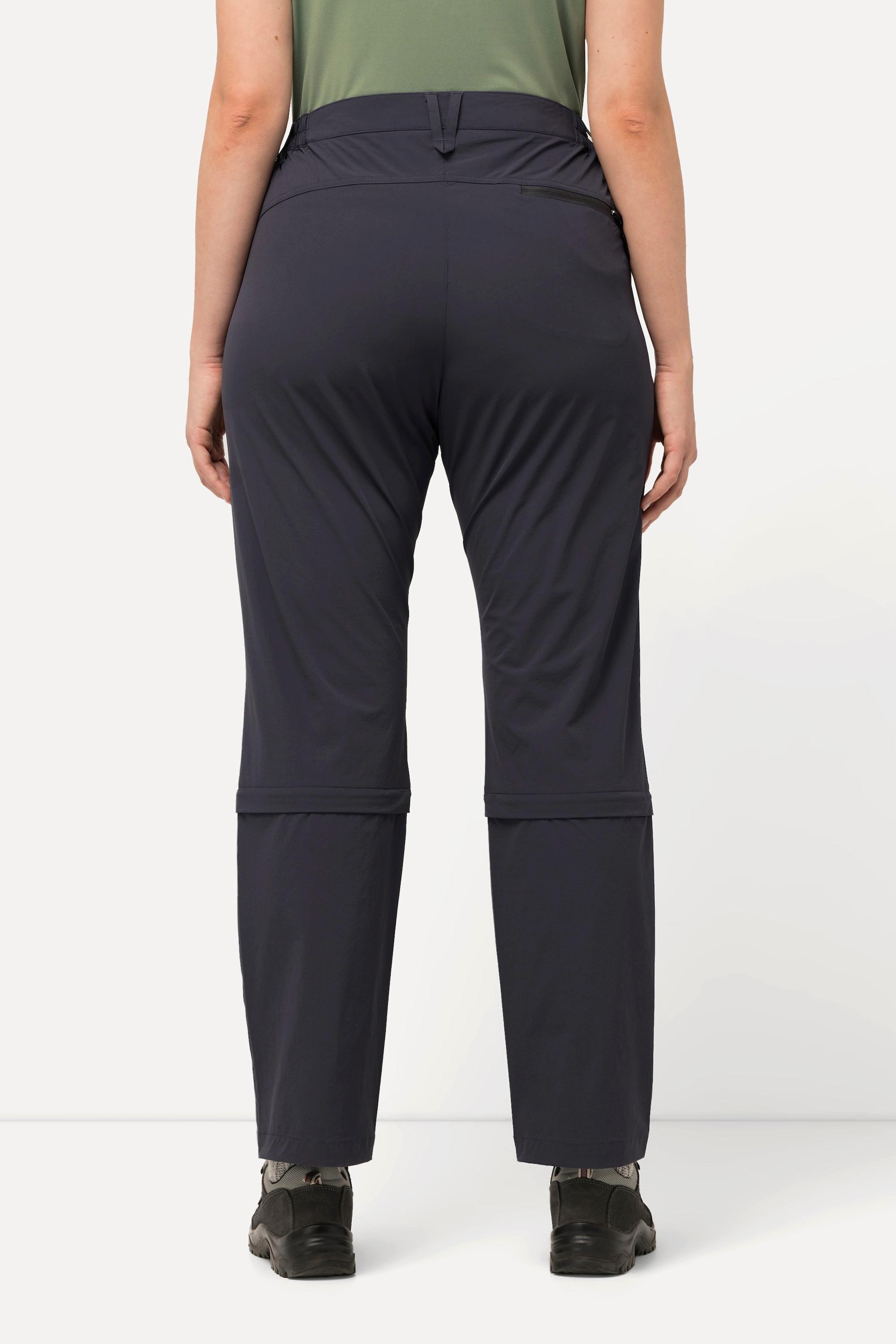 Ulla Popken  Pantalon modulable à système Zipp-Off, longueur ajustable, séchage rapide 